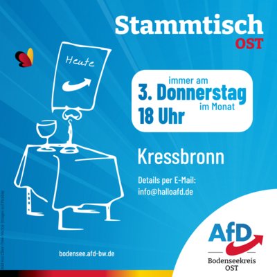 Event-Flyer Stammtisch Ost