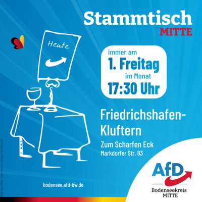 Event-Flyer Stammtisch Mitte
