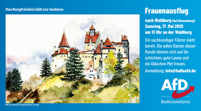 Event-Flyer AfD-Frauenausflug