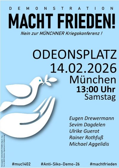 Event-Flyer Demo: Macht Frieden!