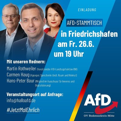 Event-Flyer Stammtisch Mitte